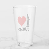 I Love Cuomo | Vrijheidsbeeld Glas (Achterkant)