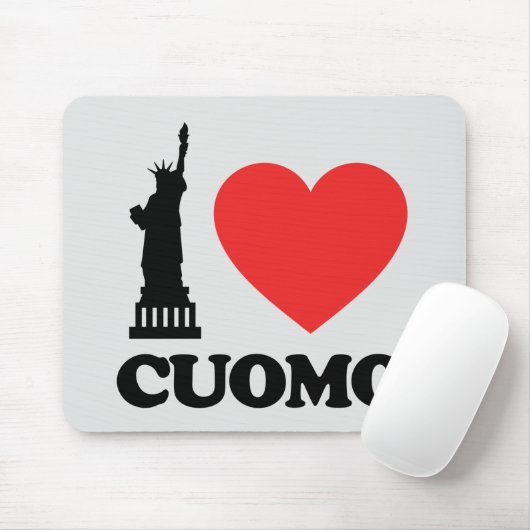 I Love Cuomo | Vrijheidsbeeld Muismat (Met muis)