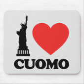 I Love Cuomo | Vrijheidsbeeld Muismat (Voorkant)