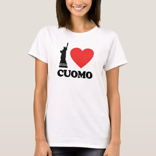 I Love Cuomo | Vrijheidsbeeld T-shirt (Voorkant)