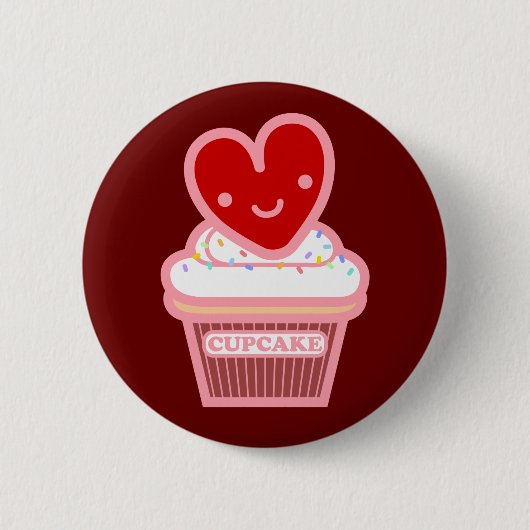 I Love Cupcake Button (Voorkant)
