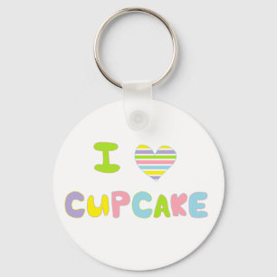 I Love Cupcake Sleutelhanger