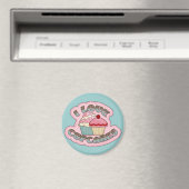I Love Cupcakes Magneet (Insitu (Vaatwasser))