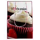 I Love Cupcakes Medium Cadeauzakje (Achterkant)