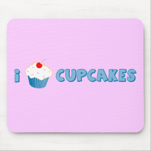 I Love Cupcakes Muismat