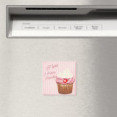 I Love Cupcakes Refkoelkast Magnet (Insitu (Vaatwasser))
