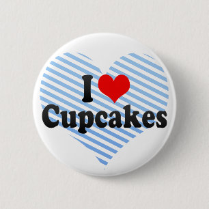 I Love Cupcakes Ronde Button 5,7 Cm