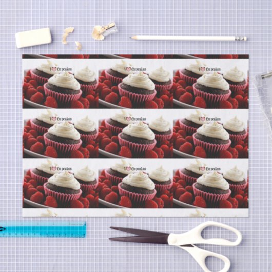 I Love Cupcakes Tissuepapier (Craft)