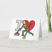 I Love Curling Kaart (Voorkant)