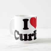 I Love Curling Koffiemok (Voorkant links)