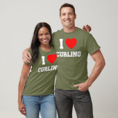 I Love Curling T-shirt (Unisex)