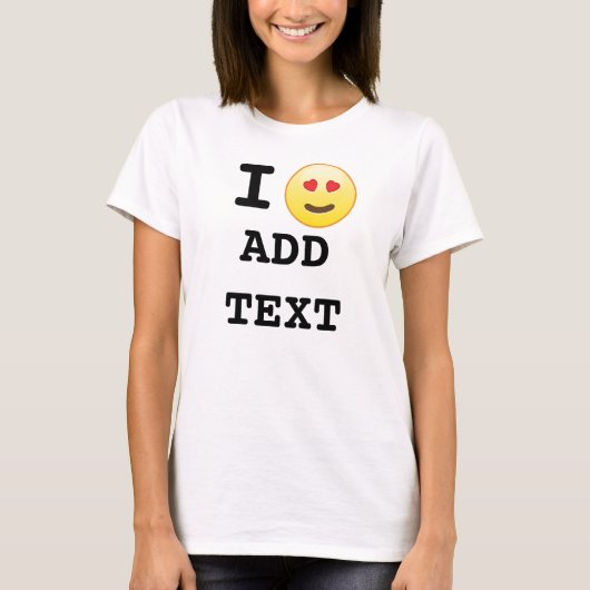 I Love Custom T-shirts (Voorkant)