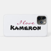 I love [customize] Case-Mate iPhone case (Achterkant (horizontaal))