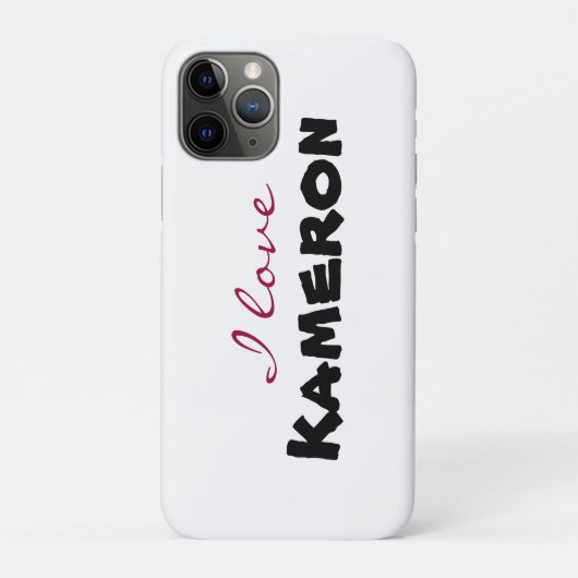 I love [customize] Case-Mate iPhone case (Achterkant)