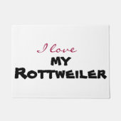 I love [customize] deurmat (Voorkant)