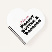 I love [customize] notitieboek (Voorkant)