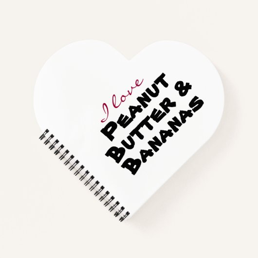 I love [customize] notitieboek (Voorkant)