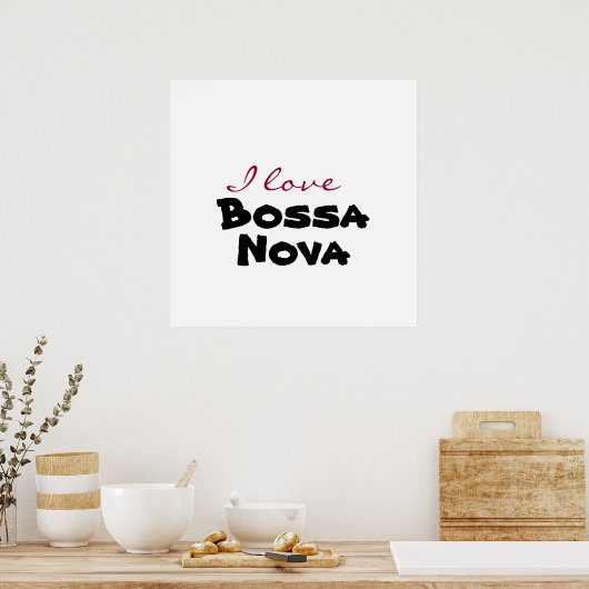 I love [customize] poster (Keuken)