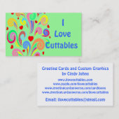 I Love Cuttable Visitekaartje Landscape (Voorkant / Achterkant)