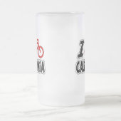 I Love Cycling California Matglas Bierpul (Center)