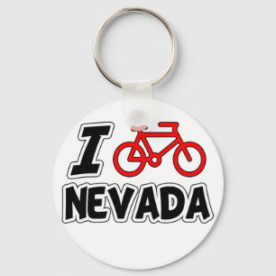 I Love Cycling Nevada Sleutelhanger