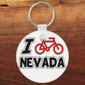 I Love Cycling Nevada Sleutelhanger (Voorkant)