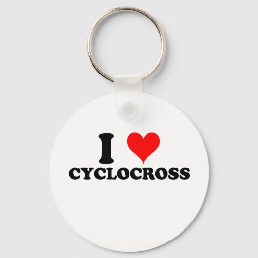 I Love Cyclocross Sleutelhanger (Voorkant)
