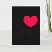 I Love Cynthia  Kaart (Voorkant)