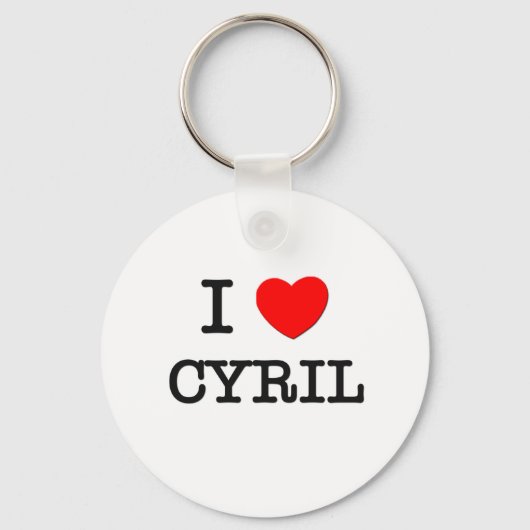 I Love Cyril Sleutelhanger (Voorkant)
