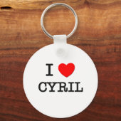 I Love Cyril Sleutelhanger (Voorkant)