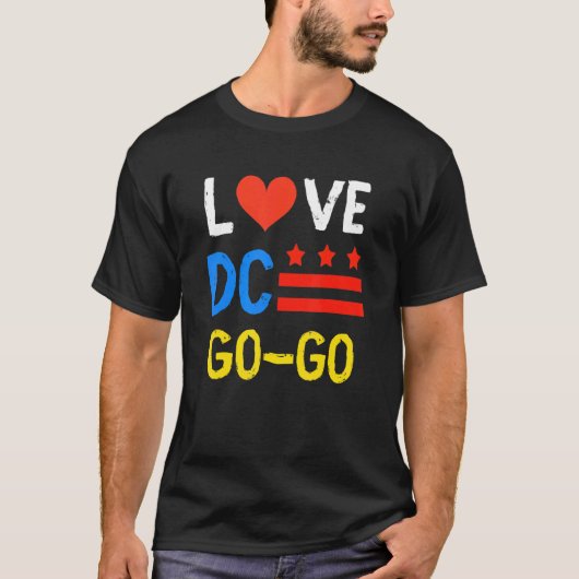 I Love D C Go T-shirt (Voorkant)