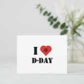 I love D-Day Briefkaart (Staand voorkant)