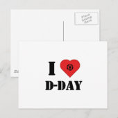 I love D-Day Briefkaart (Voorkant / Achterkant)