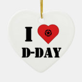 I love D-Day Keramisch Ornament (Voorkant)