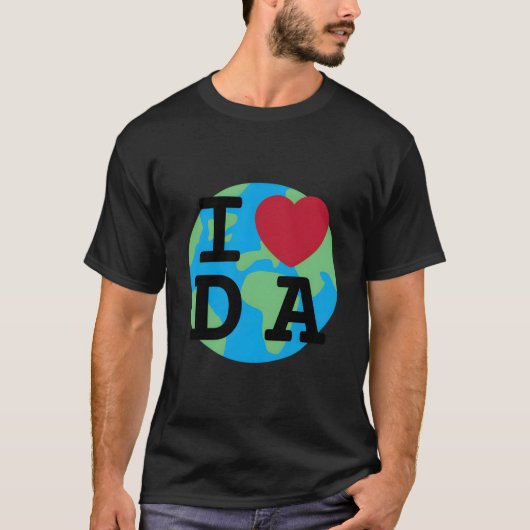 I Love Da He David Attenborough Fan Eh T-shirt (Voorkant)