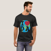 I Love Da He David Attenborough Fan Eh T-shirt (Voorkant volledig)