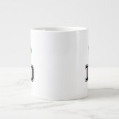 I Love Dad Coffee Mok - Minimalistisch cadeau voor (Voorkant)