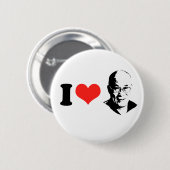 I Love Dalai Lama Ronde Button 5,7 Cm (Voorkant /achterkant)
