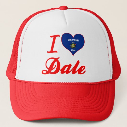 I Love Dale, Wisconsin Trucker Pet (Voorkant)