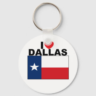 I Love Dallas, TX Sleutelhanger