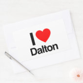 i love dalton rechthoekige sticker (Envelop)
