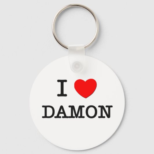 I Love Damon Sleutelhanger (Voorkant)