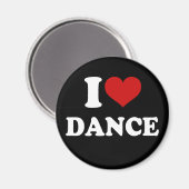 I Love Dance Magneet (Voorkant / Achterkant)