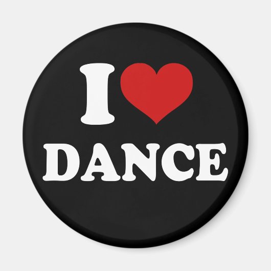 I Love Dance Magneet (Voorkant)