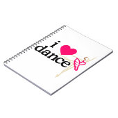 I Love DANCE Notitieboek (Linkerzijde)