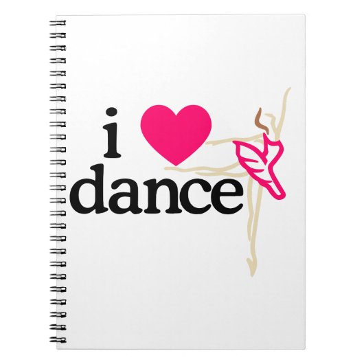 I Love DANCE Notitieboek (Voorkant)