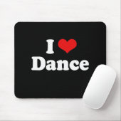 I Love Dance Tshirt Muismat (Met muis)