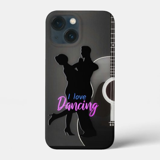 I Love Dancing iPhone/iPad case (Achterkant)