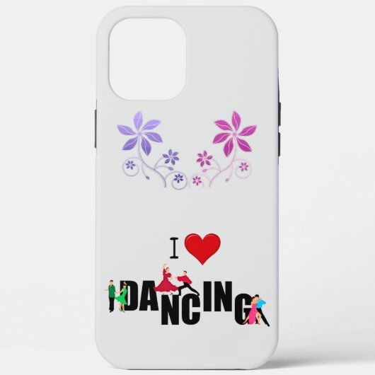 I Love Dancing iPhone/iPad case (Achterkant)