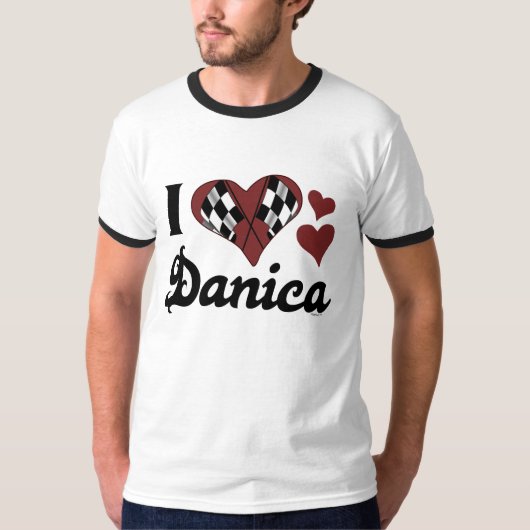 I Love Danica T-shirt (Voorkant)